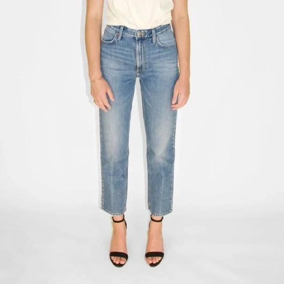 Lee Vintage Modern High Rise Straight Leg Ankle Jeans - Picture 4 of 8